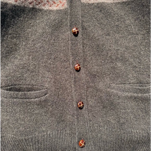 Vintage 90s Jantzen 100% wool cardigan - Picture 6 of 10